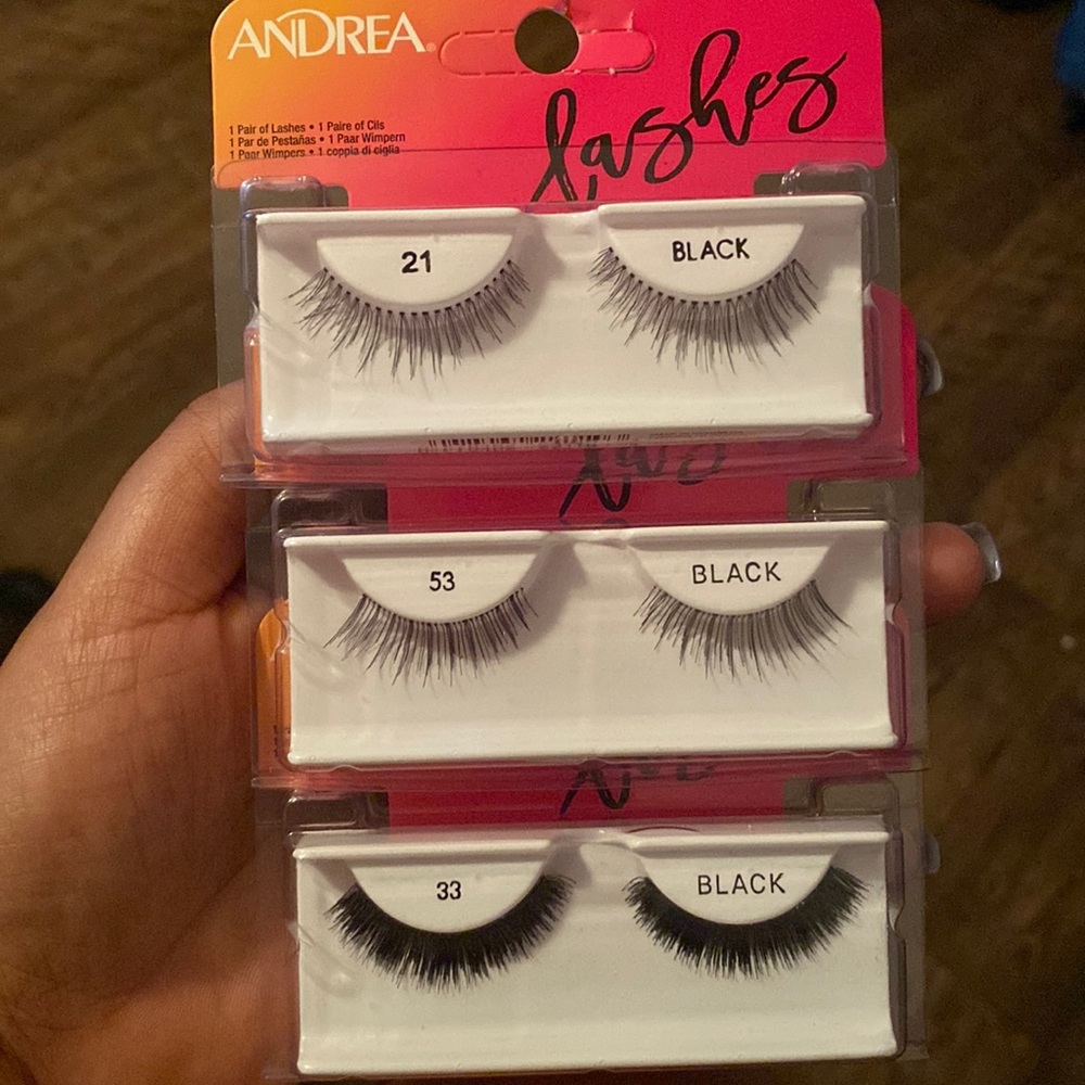3 pack of new Andrea lashes